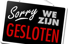 wij zijn gesloten